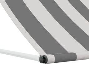vidaXL Αντιανεμικό Γκρι και Λευκό 250 x 150 cm