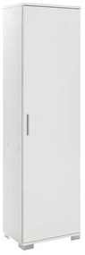Ντουλάπι-Στήλη Chad1 039-000154 45x32x169cm White Gloss Μοριοσανίδα, Μελαμίνη