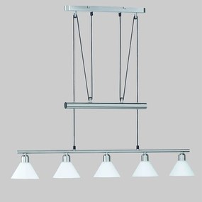 Φωτιστικό Οροφής - Ράγα Stamina 3751051-07 Nickel Trio Lighting Metal