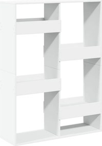 vidaXL Βιβλιοθήκη/Διαχωριστικό Χώρου Λευκό 100x33x135 εκ. Επεξ. Ξύλο