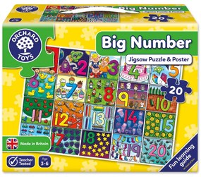 Big Number Jigsaw Puzzle Orchard Toys