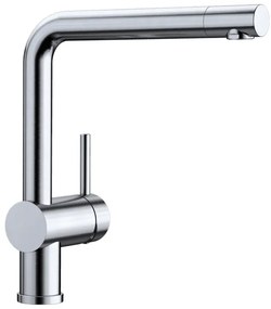Blanco Linus Stainless Steel Finish Μπαταρία Κουζίνας με Περιστρεφόμενο Ρουξούνι