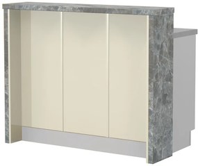 Πάγκος νησίδας Modena-Μήκος: 120 εκ.-Μπεζ-Siena Marble