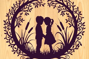 Intra απο ξύλο plywood 3mm-4mm πάχος – Διακόσμηση τοίχου παιδικού δωματίου Paper Cut 32 Δίασταση 40x30 cm INTRAFABR-116231957