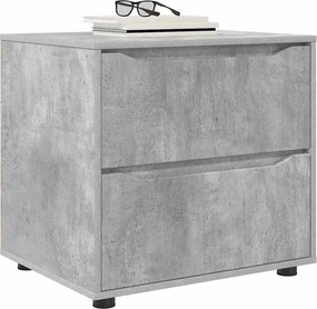 vidaXL Ντουλάπι αποθήκευσης Σκυρόδεμα Γκρι 60 x 48 x 57 εκ