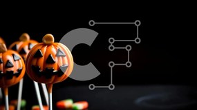 Intra Συλλεκτικό Ξύλινο Παζλ Plywood  4mm - Cake Pops σε σχήμα κολοκύθας με ζαχαρωτά και ζελέ Σε Ξύλινο Κουτί - Διαστάσεις: 10x10 cm – 25 κομμάτια
