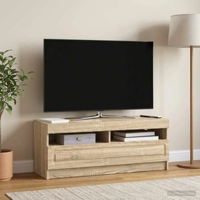 vidaXL Ντουλάπα LED Τηλεόρασης Sonoma Δρυς Επεξεργασμένο Ξύλο