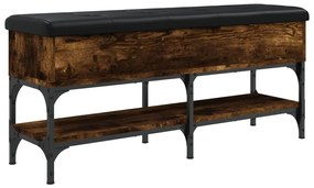 vidaXL Παπουτσοθήκη Καπνιστή Δρυς 102x32x45 εκ. από Επεξεργασμένο Ξύλο