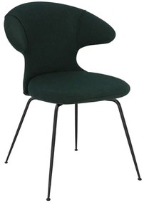 Καρέκλα Τραπεζαρίας Time Flies Horizons S 590-13C5901-3 57x59x83cm Dark Green-Black Umage Ατσάλι,Polyester