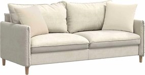 vidaXL Μαξιλάρι Καναπέ 2 pcs Μπεζ 45 x 45 cm ύφασμα