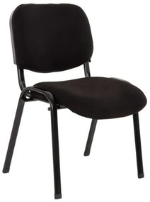 ΚΑΡΕΚΛΑ JANISHA HM1010.11 HOMEMARKT ΜΕ ΥΦΑΣΜΑ ΜΑΥΡΟ 53,5x59x77Υεκ.