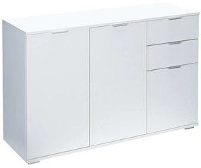 Σιφονιέρα Bristol 131, Άσπρο, Με συρτάρια και ντουλάπια, Αριθμός συρταριών: 2, 75x107x35cm, 30 kg | Epipla1.gr