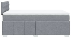 ΚΡΕΒΑΤΙ BOXSPRING ΜΕ ΣΤΡΩΜΑ ΑΝΟΙΧΤΟ ΓΚΡΙ 120X200 ΕΚ. ΥΦΑΣΜΑΤΙΝΟ 3287042