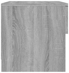 vidaXL Κομοδίνα 2 τεμ. Γκρι Sonoma από Επεξεργασμένο Ξύλο