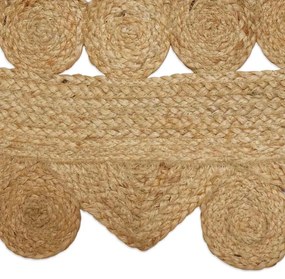 vidaXL Χαλί Καφέ 100 x 152 εκ. Γιούτα