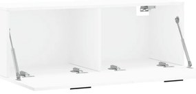 vidaXL Ντουλάπι Τοίχου Λευκό 100x36,5x35 εκ. από Επεξεργασμένο Ξύλο