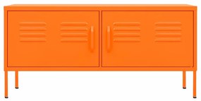 vidaXL Έπιπλο Τηλεόρασης Πορτοκαλί 105x35x50 εκ. από Ατσάλι