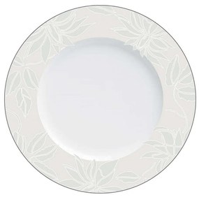 Πιάτο Ρηχό Leaves 42.264.01 Φ27cm Beige-Multi Cryspo Trio Porcelain