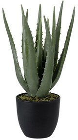Τεχνητό Φυτό Σε Γλάστρα Aloe 20064 38cm Green Globostar Πολυαιθυλένιο