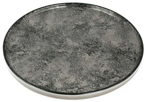 Πιάτο Ρηχό Vertical PR182743622 Φ22cm Grey Oriana Ferelli® Porcelain