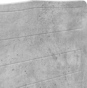 vidaXL Κεφαλάρι Σκυρόδεμα Γκρι Επεξεργασμένο ξύλο