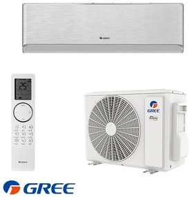 Inverter κλιματιστικό Gree Airy GWH09AVCXB-K6DNA1B - ασημί