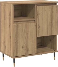 VidaXL Παραδοσιακά Πλευρικά Έπιπλα 3 τμχ. Artisan Oak 60 x 35 x 70 cm