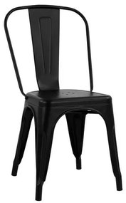 Καρέκλα Melita Black 45x47x85Υ εκ. HM8641.22 Μέταλλο
