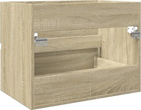 vidaXL Ντουλάπι Νιπτήρα Sonoma Δρυς 60x38,5x45 εκ. Επεξεργασμένο Ξύλο