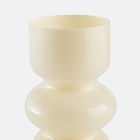 Χρωματιστό γυάλινο βάζο, ύψος 18,2 εκ., ORLYA