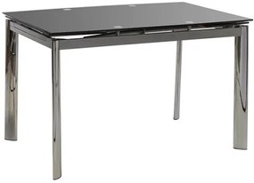 Τραπέζι Alpino 120 επεκτεινόμενο-Μαύρο