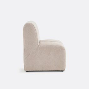 Μονό κάθισμα τραπεζαρίας από λεπτό chenille, ANETA