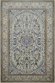 Χειροποίητο Χαλί Persian Nain Wool-Silk 310Χ199 310Χ199cm