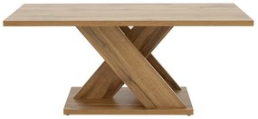 Τραπέζι σαλονιού Solange pakoworld χρώμα sonoma 110x55x47.5εκ