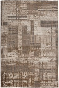 Χαλί Fanci D649T White Shade-Dark Grey Βιοκαρπέτ 160X230cm