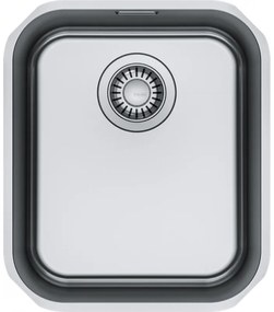 Franke Smart SRX 110-34 Υποκαθήμενος Ανοξείδωτος Νεροχύτης 36,8x42,8cm Βουρτσισμένο Inox