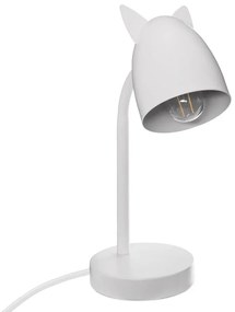 Desk lamp Lucian E14 white 18x12,5x31cm 18x12.5x42 εκ.