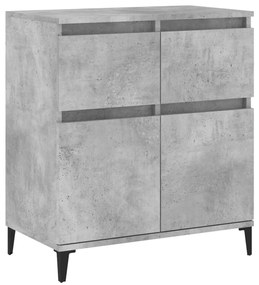 vidaXL Ντουλάπι Γκρι Σκυροδέματος 60x35x70 εκ. Επεξεργασμένο Ξύλο