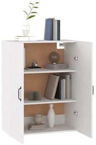 vidaXL Ντουλάπι Κρεμαστό Λευκό 69,5x34x90 εκ. από Επεξεργασμένο Ξύλο
