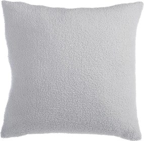 Διακοσμητικό Μαξιλάρι Μπουκλέ (50x50) Nef-Nef Homeware Breda Silver