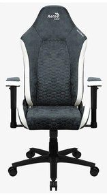 Καρέκλα Παιχνιδιού Aerocool Crown AeroSuede Μπλε Μαύρο Χάλυβας