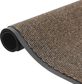 vidaXL Πατάκι Εισόδου Καφέ 90 x 120 εκ.