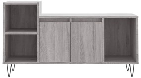 vidaXL Έπιπλο Τηλεόρασης Γκρι Sonoma 100x35x55 εκ. από Επεξεργ. Ξύλο