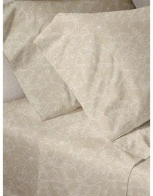 Παπλωματοθήκη Menta Εμπριμέ 020 Beige Μονή (170x250)