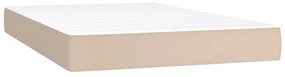 Στρώμα με Pocket Springs Καπουτσίνο 120x200x20 εκ. Συνθ. Δέρμα - Καφέ