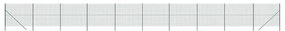 vidaXL Συρματόπλεγμα Περίφραξης Πράσινο 1,6x25 μ. Γαλβανισμένο Ατσάλι