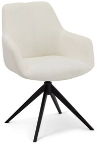 Helena Dining Chair with Armrests White