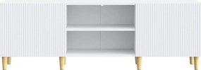 vidaXL Ντουλάπι TV Λευκό 150 x 31 x 50 εκ. Επεξεργασμένο Ξύλο