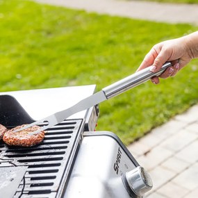 Σετ από 3 σκεύη BBQ Kinghoff KH 1919, Ανοξείδωτο ατσάλι, Εργονομικές λαβές, Inox