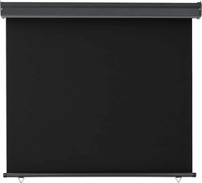 vidaXL Σκίαστρο Βεράντας Πλαϊνό Μαύρο 125 x 250 εκ.